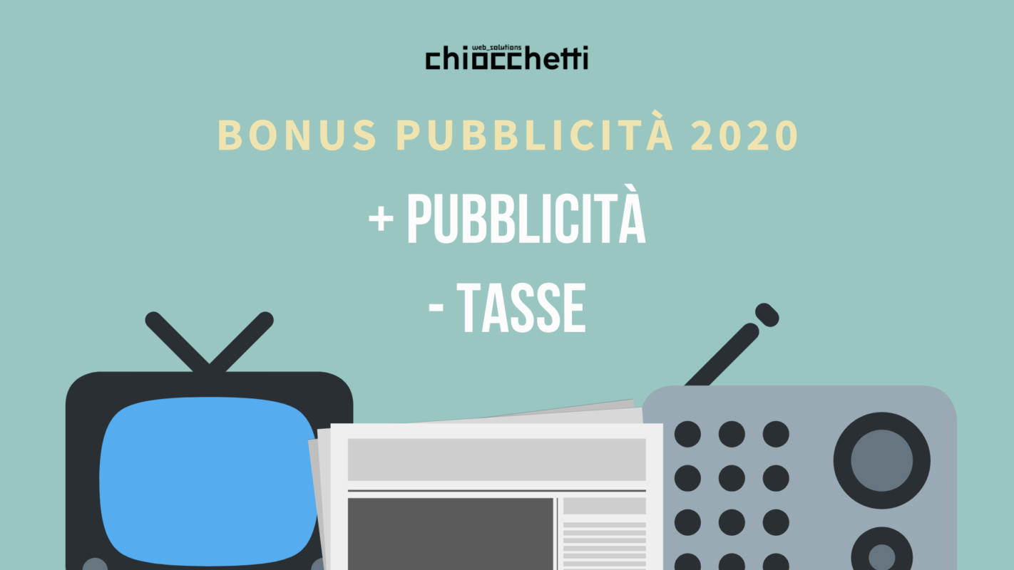 bonus pubblicità 2020